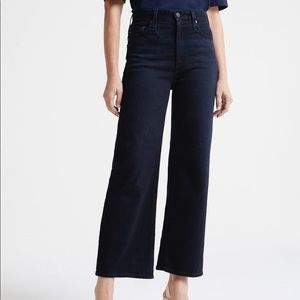 AG Jeans - High Waisted Wide Leg Crop Jean